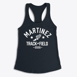 Martinez Middle School Track and Field Women's Racerback Tank