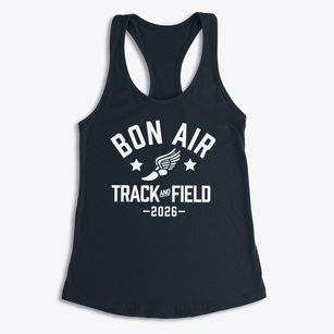 Bon Air Elementary School Track and Field Women's Racerback Tank