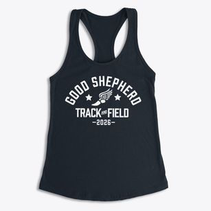 Good Shepherd School Track and Field Women's Racerback Tank
