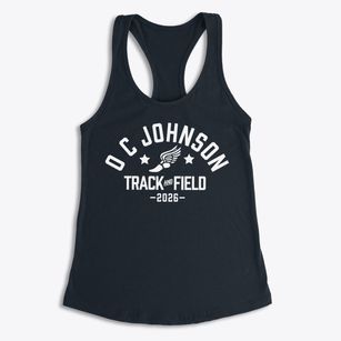 O C Johnson Elementary School Track and Field Women's Racerback Tank
