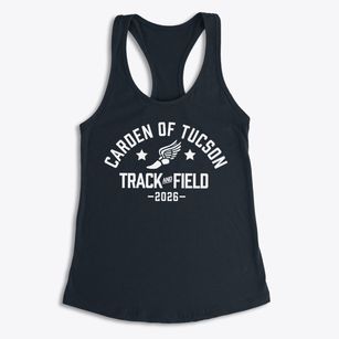 Carden Of Tucson School Track and Field Women's Racerback Tank
