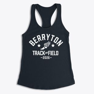 Berryton Elementary School Track and Field Women's Racerback Tank