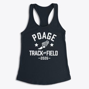 Poage Elementary School Track and Field Women's Racerback Tank