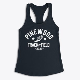 Pinewood Elementary School Track and Field Women's Racerback Tank