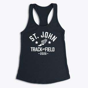 Saint John Elementary School Track and Field Women's Racerback Tank