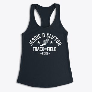 Jessie D Clifton Elementary School Track and Field Women's Racerback Tank