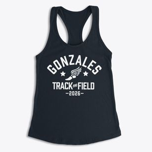 Gonzales Middle School Track and Field Women's Racerback Tank