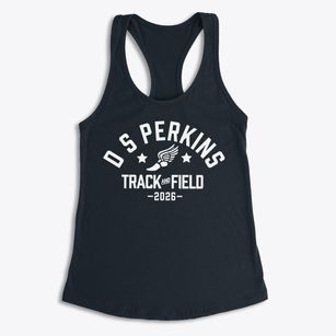 D S Perkins Elementary School Track and Field Women's Racerback Tank