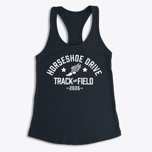Horseshoe Drive Elementary School Track and Field Women's Racerback Tank