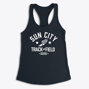 Sun City Elementary School Track and Field Women's Racerback Tank