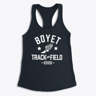 Boyet Junior High School Track and Field Women's Racerback Tank