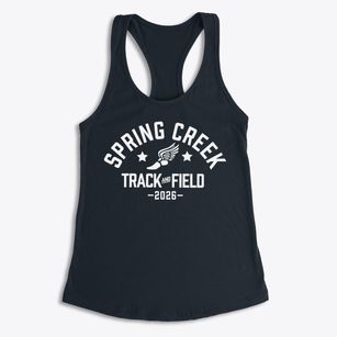 Spring Creek Elementary School Track and Field Women's Racerback Tank