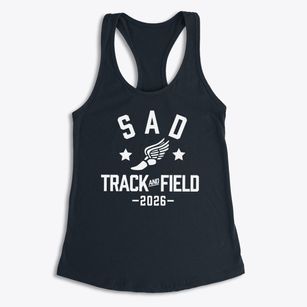 S A D 70 Elementary School Track and Field Women's Racerback Tank