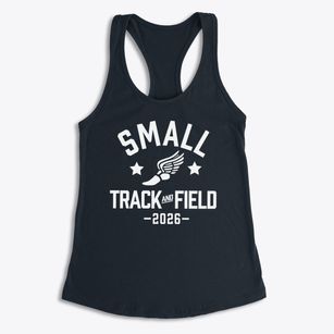 Small Elementary School Track and Field Women's Racerback Tank
