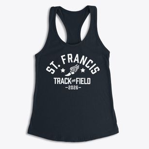 Saint Francis Assisi School Track and Field Women's Racerback Tank