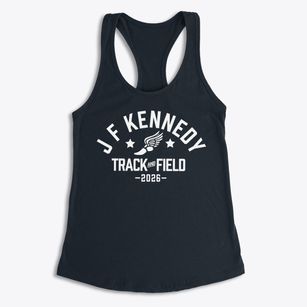 J F Kennedy Middle School Track and Field Women's Racerback Tank