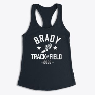 Brady Elementary School Track and Field Women's Racerback Tank