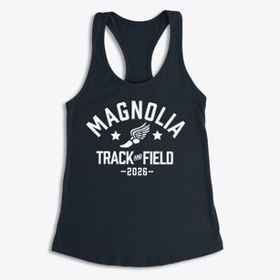 Magnolia Child Care Track and Field Women's Racerback Tank