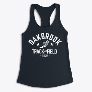 Oakbrook Elementary School Track and Field Women's Racerback Tank