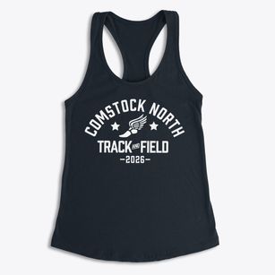 Comstock North Elementary School Track and Field Women's Racerback Tank