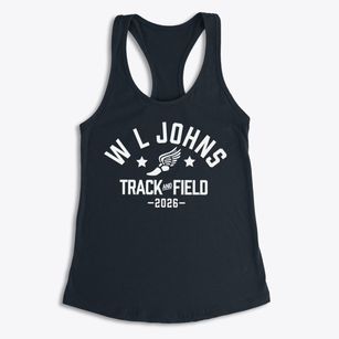 W L Johns School Track and Field Women's Racerback Tank