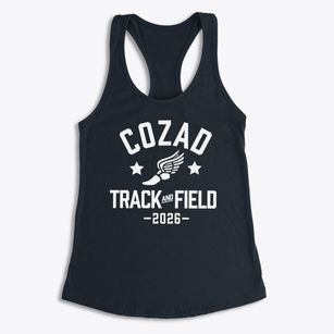 Cozad Senior High School Track and Field Women's Racerback Tank