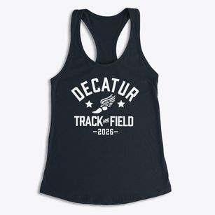 Decatur Elementary School Track and Field Women's Racerback Tank