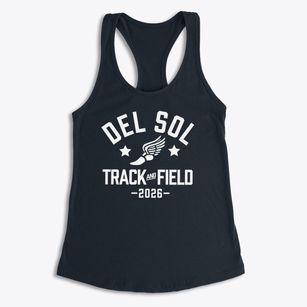 Del Sol Academy Track and Field Women's Racerback Tank