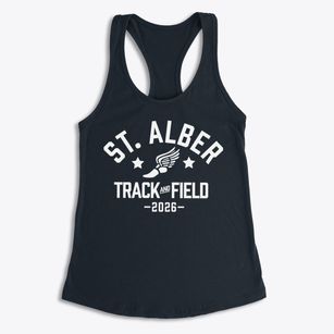 St Albert The Great Parish Track and Field Women's Racerback Tank