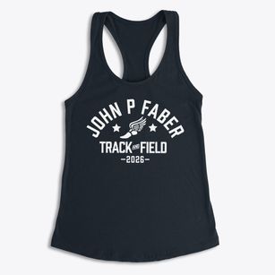 John P Faber Elementary School Track and Field Women's Racerback Tank