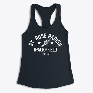 St Rose Parish Track and Field Women's Racerback Tank