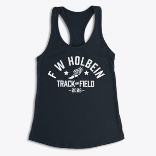 F W Holbein Middle School Track and Field Women's Racerback Tank