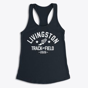 Livingston Elementary School Track and Field Women's Racerback Tank