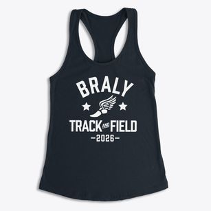 Braly Elementary School Track and Field Women's Racerback Tank
