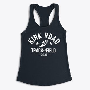 Kirk Road School Track and Field Women's Racerback Tank