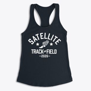 Satellite Academy High School Track and Field Women's Racerback Tank