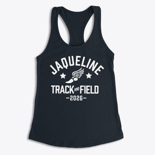 Jaqueline K Onassis High School Track and Field Women's Racerback Tank