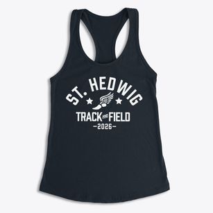 St Hedwig Parish Track and Field Women's Racerback Tank