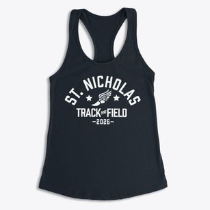 Saint Nicholas Elementary School Track and Field Women's Racerback Tank