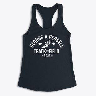 George A Persell Middle School Track and Field Women's Racerback Tank