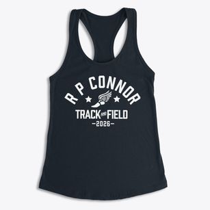 R P Connor Elementary School Track and Field Women's Racerback Tank