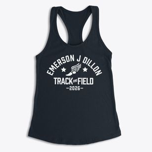 Emerson J Dillon Middle School Track and Field Women's Racerback Tank