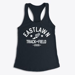 Eastlawn Elementary School Track and Field Women's Racerback Tank