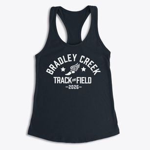 Bradley Creek Elementary School Track and Field Women's Racerback Tank