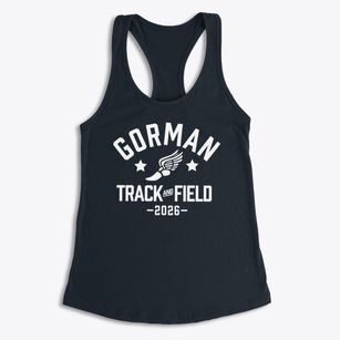 Gorman Christian Academy Track and Field Women's Racerback Tank