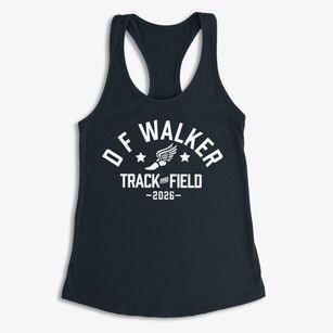 D F Walker Elementary School Track and Field Women's Racerback Tank