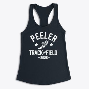 Peeler Open School For Performing Arts Track and Field Women's Racerback Tank
