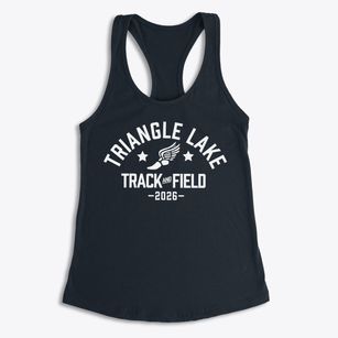 Triangle Lake Montessori School Track and Field Women's Racerback Tank