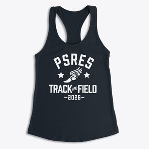 Pitts School Road Elementary School Track and Field Women's Racerback Tank