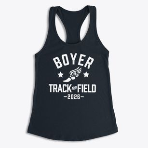 Boyer Kindergarten Center Track and Field Women's Racerback Tank
